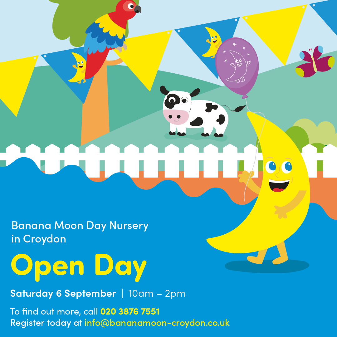 Open Day at Banana Moon Day Nursery, Croydon – Saturday 6th September 2025